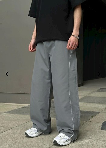 Gri Rahat Kesim Erkek Spor Pantolon / Eşofman - Görsel 3