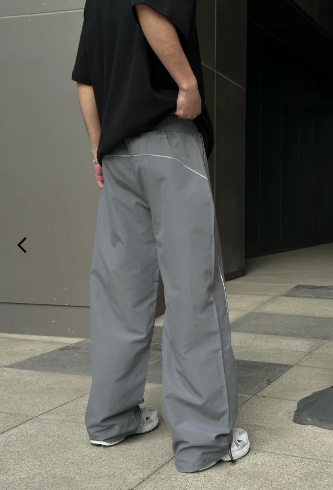 Gri Rahat Kesim Erkek Spor Pantolon / Eşofman - Görsel 5