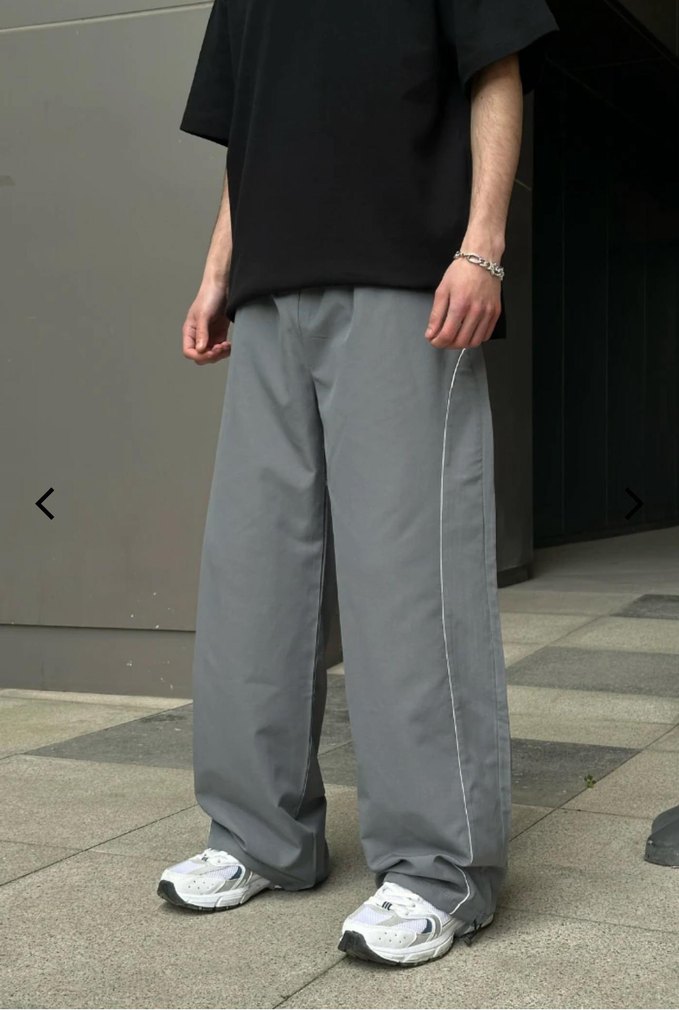 Gri Rahat Kesim Erkek Spor Pantolon / Eşofman - Görsel 3