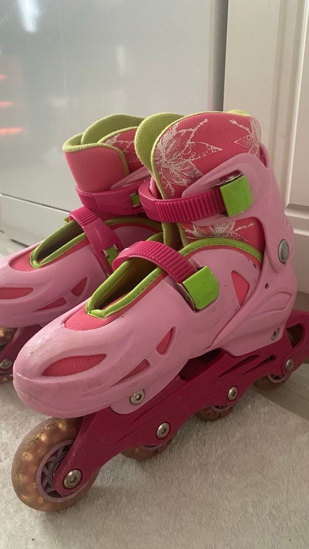 Kız Çocuk Pembe Kaydıraklı Patik - Görsel 2