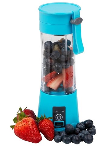 Mavi Taşınabilir Mini Blender