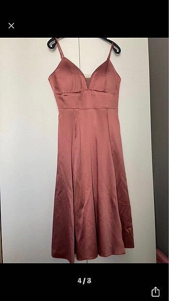 Dior Saten midi elbise