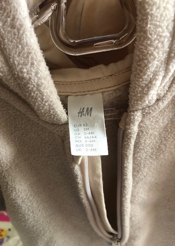 Bej Bebek Tulumu Kapüşonlu - Görsel 4