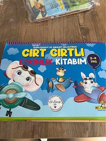 Cırt cırtlı 2-4 Yaş Etkinlik Kitabı