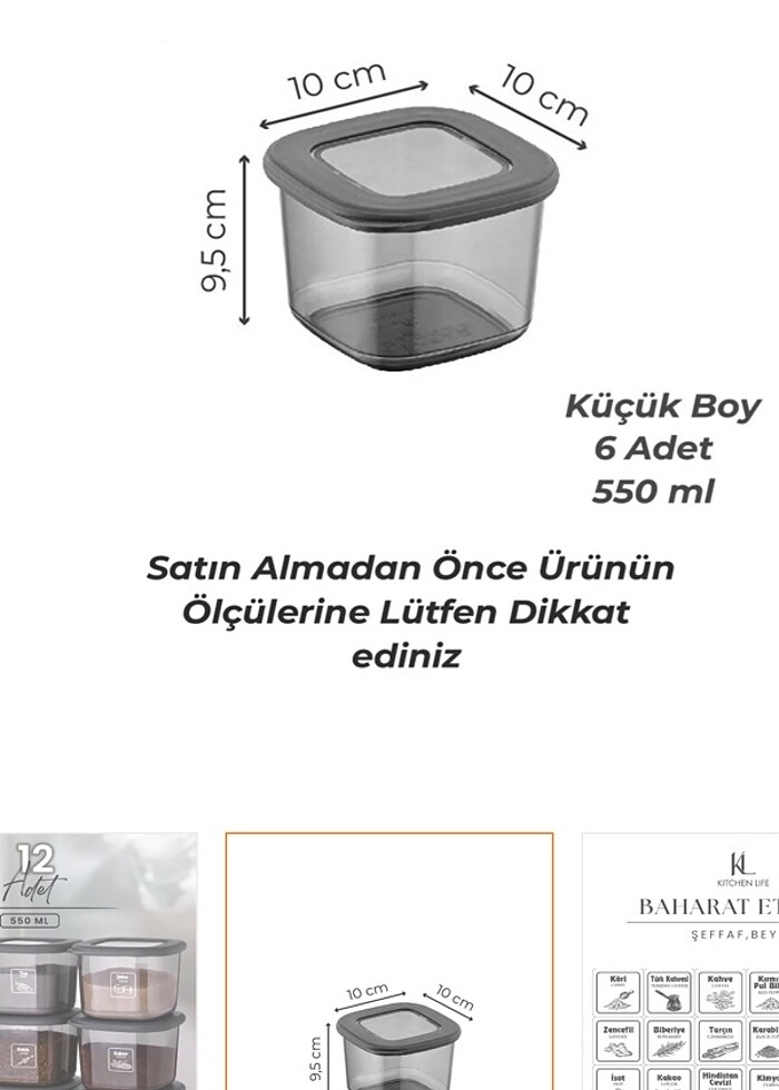 Kapaklı Baharatlık - Görsel 2