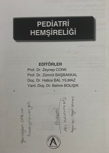 Pediatri Hemşireliği Kitabı