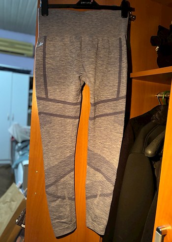 Gri Spor Kadın Tayt - Görsel 3