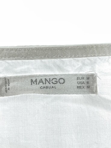 m Beden beyaz Renk Mango Bluz %70 İndirimli.