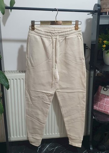 Erkek Beyaz Regular Fit Sweatpants - Görsel 9