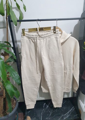 Erkek Beyaz Regular Fit Sweatpants - Görsel 3