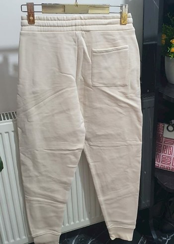 Erkek Beyaz Regular Fit Jogger Eşofman Altı - Görsel 6