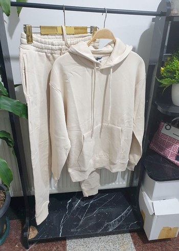 Erkek Beyaz Regular Fit Jogger Eşofman Altı - Görsel 4