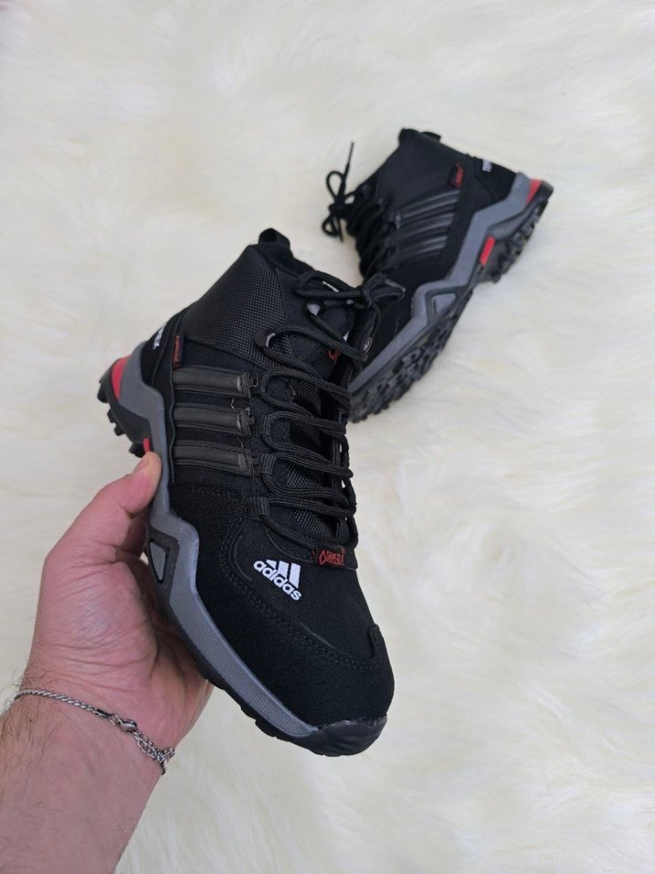 Siyah Bağcıklı Erkek Outdoor Ayakkabı - Görsel 4