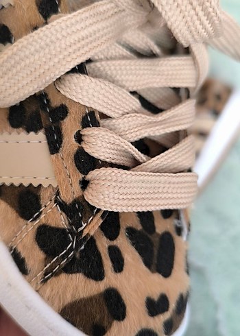 Adidas Leopar Desenli Platform Spor Ayakkabı