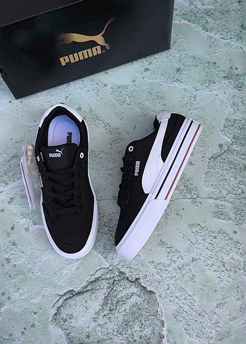 Puma Siyah Beyaz Platform Spor Ayakkabı