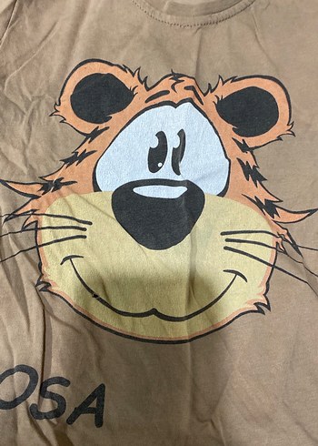 Kahverengi Baskılı Düğmeli Kedi Kıyafeti - Görsel 2