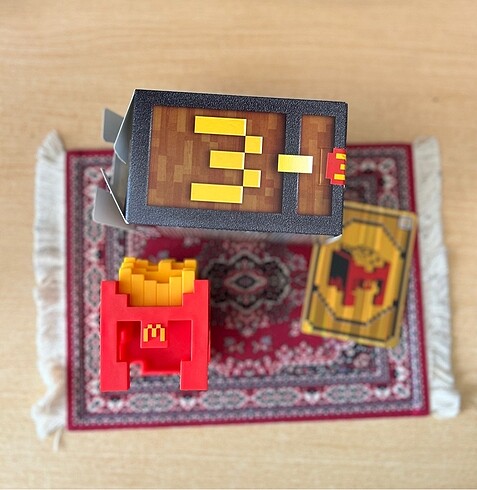 Beden Renk Minecraft mcdonalds oyuncakları