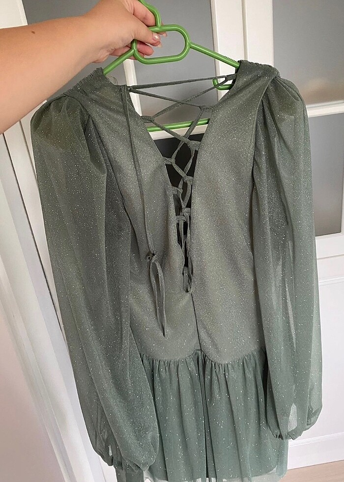 Simli elbise - Görsel 3