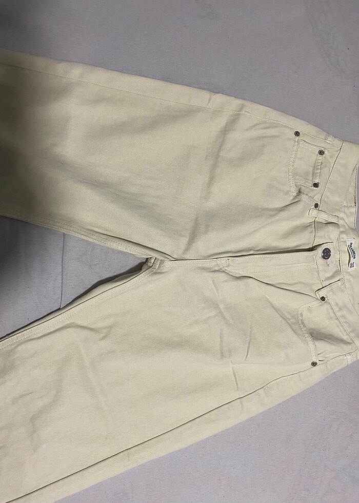 Krem renk jean - Görsel 2