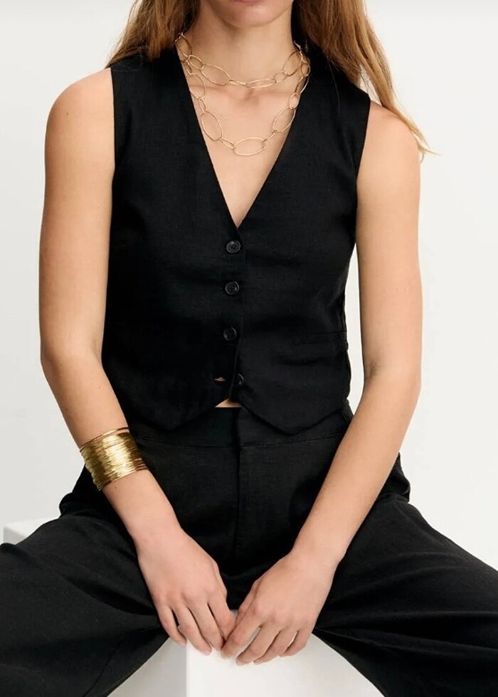 Siyah yelek - Görsel 2