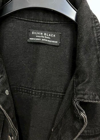 Siyah Kadın Denim Ceket - Görsel 3