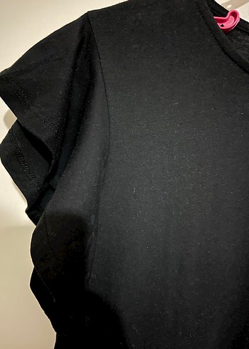 Bisiklet Yakalı Midi Oversize Elbise - Görsel 3