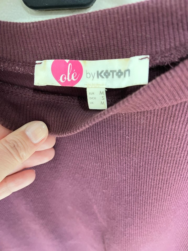 Bordo Kolsuz Triko Kadın - Görsel 3