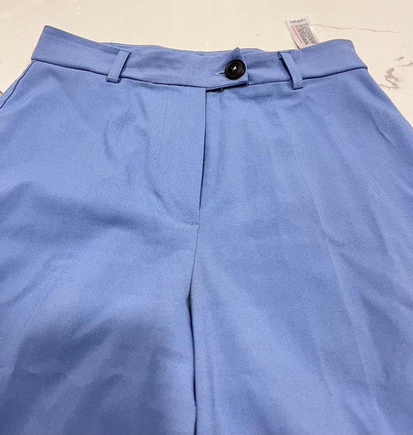 Lila Kadın Kumaş Pantolon - Görsel 4