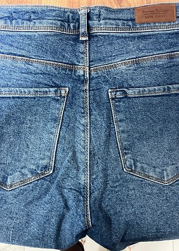 Kadın  Midi Boy Fit Kot Pantolon - Görsel 5