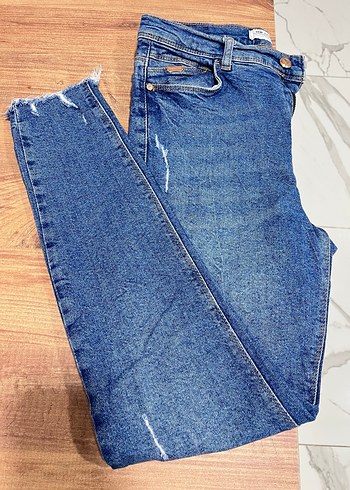 Kadın  Midi Boy Fit Kot Pantolon - Görsel 3