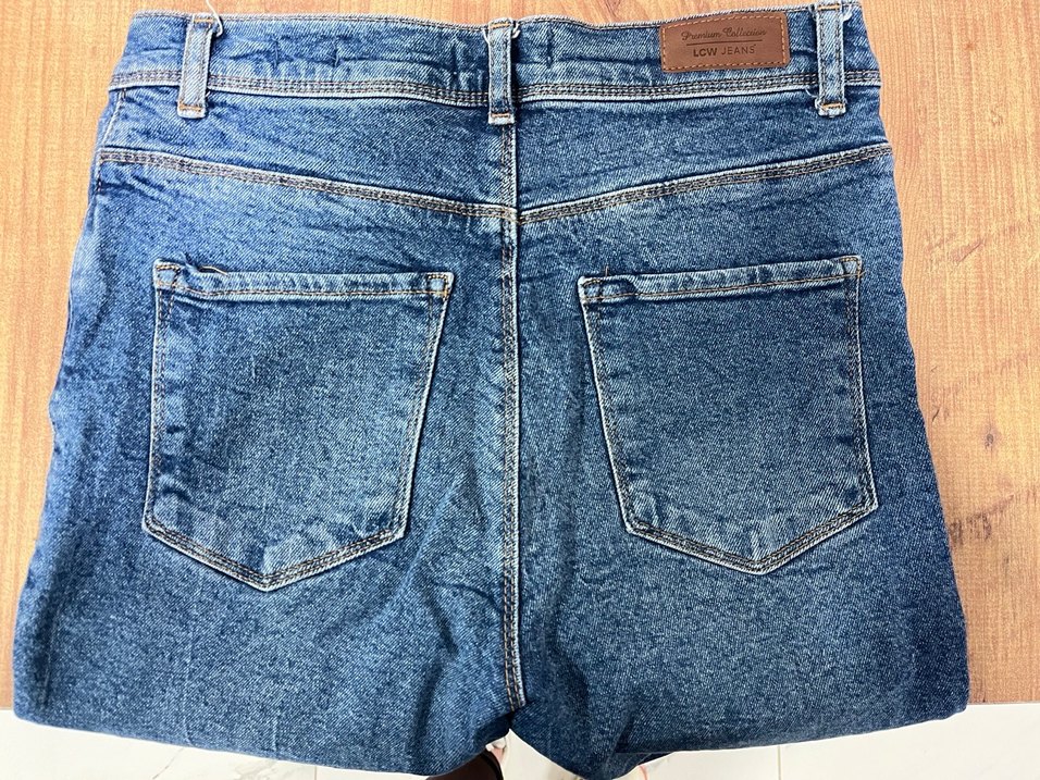 Kadın  Midi Boy Fit Kot Pantolon - Görsel 5