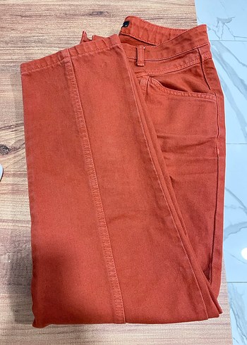 Kadın Kiremit Midi Pantolon - Görsel 2