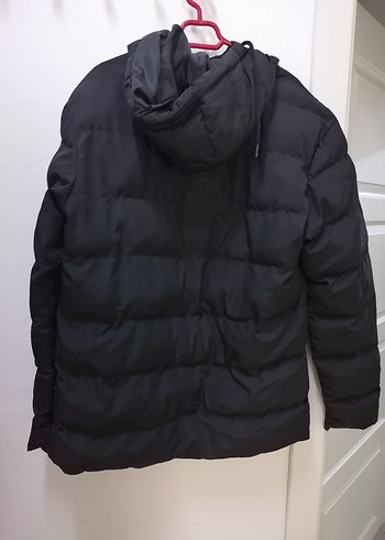 Diğer Siyah Fermuarlı Erkek Street Wear Mont