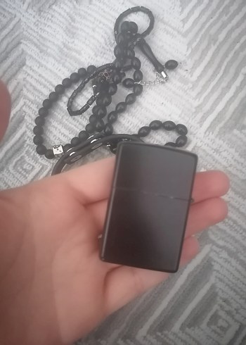Siyah Minimalist Erkek Tesbih