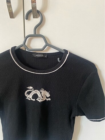 Trendyol & Milla Trendyol Siyah Crop T-shirt