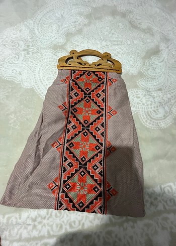 Nakışlı Bohem Kadın Çantası