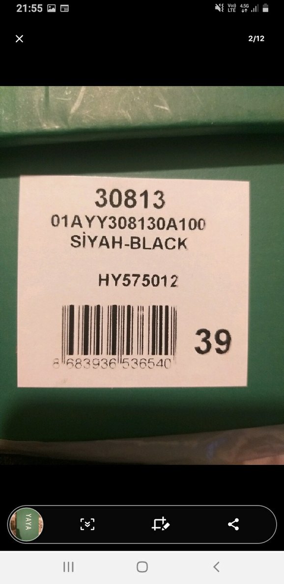 yaya 39 no topuklu sıfır bsyan ayakkkabi - Görsel 2