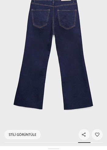 Stradivarius Stradivarius D78 Crop Flare Jean