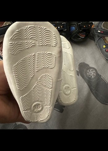 Nakışlı Erkek Bebek İlk Adım Ayakkabısı - Görsel 2