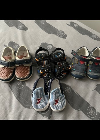 Nakışlı Erkek Bebek İlk Adım Ayakkabısı - Görsel 5