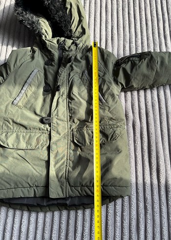 Fermuarlı Erkek Çocuk Gri Street Wear Kaban - Görsel 2