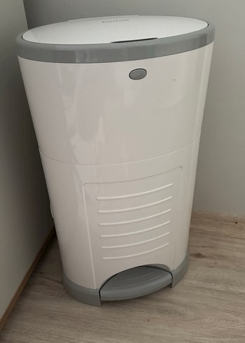 Bebek Bezi Kutusu, Pedallı, Beyaz - Görsel 4