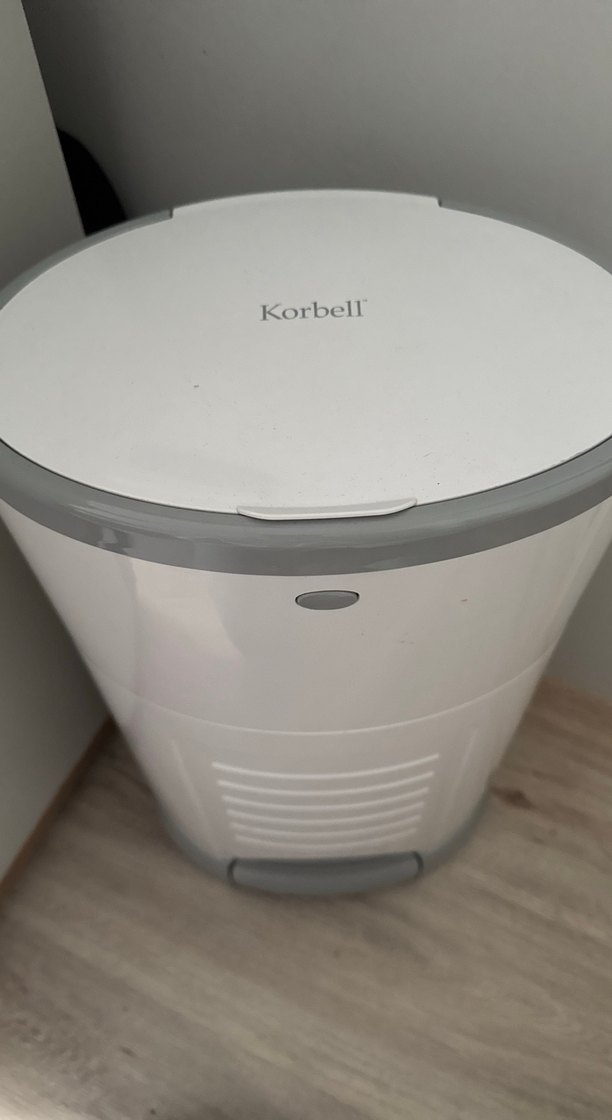 Bebek Bezi Kutusu, Pedallı, Beyaz - Görsel 2