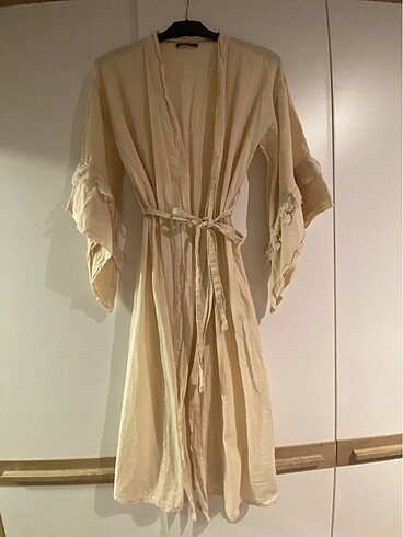 Trendyol Maxi Pamuklu Kimono Kaftan