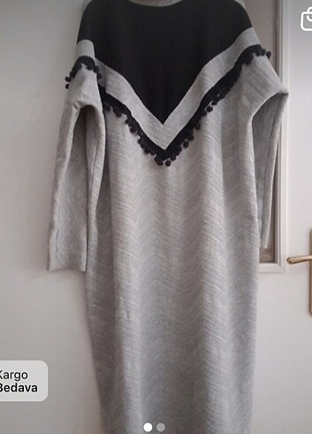 Bayan gri tunik