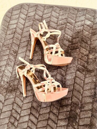 Pudra-Gold Abiye Ayakkabı 37 - Görsel 6