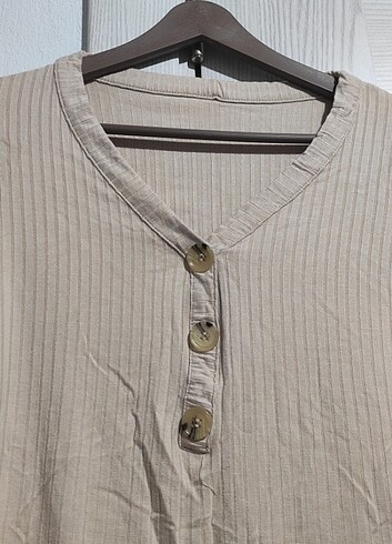 Düğmeli Bluz - Görsel 3