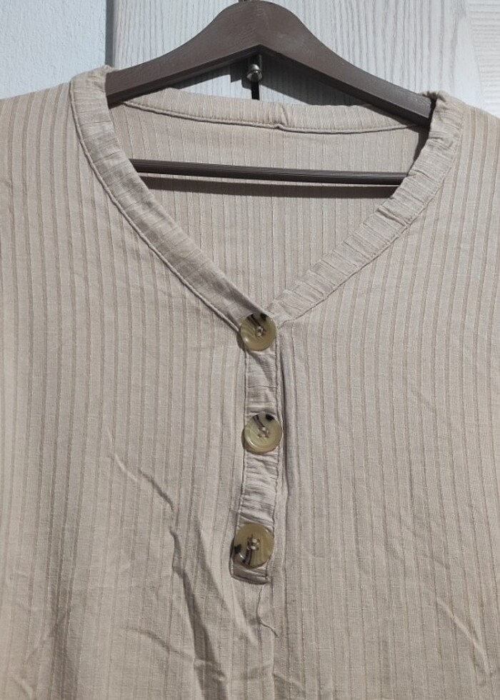 Düğmeli Bluz - Görsel 3