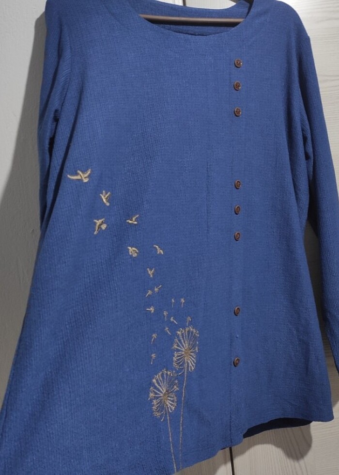 Desenli Bluz - Görsel 4