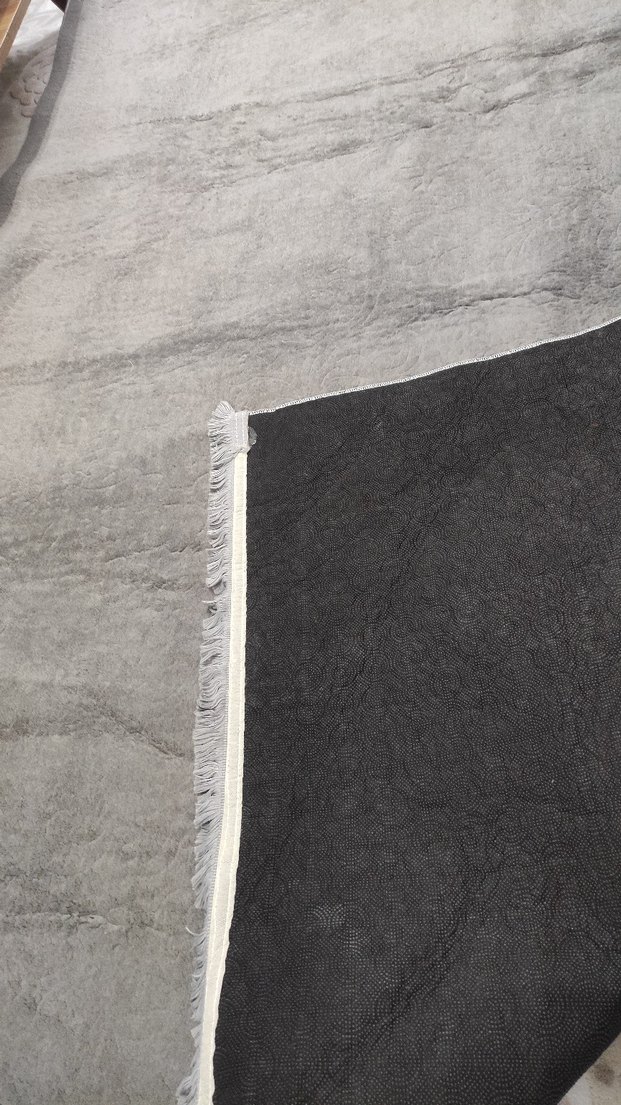 Gri Düz Modern Halı - Görsel 2